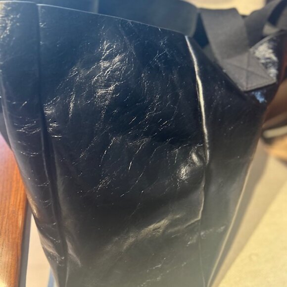 All Saints Izzy Shine Leather Tote - Picture 5 of 6